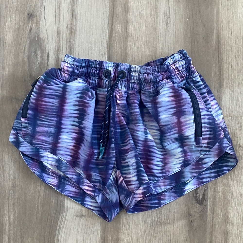 Navy/Purple/Lilac Active Shorts with Drawstring